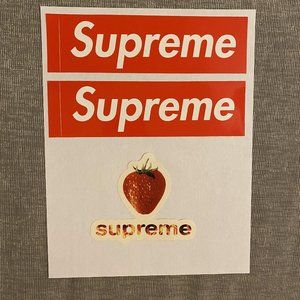 Supreme Sticker Pack Strawberry